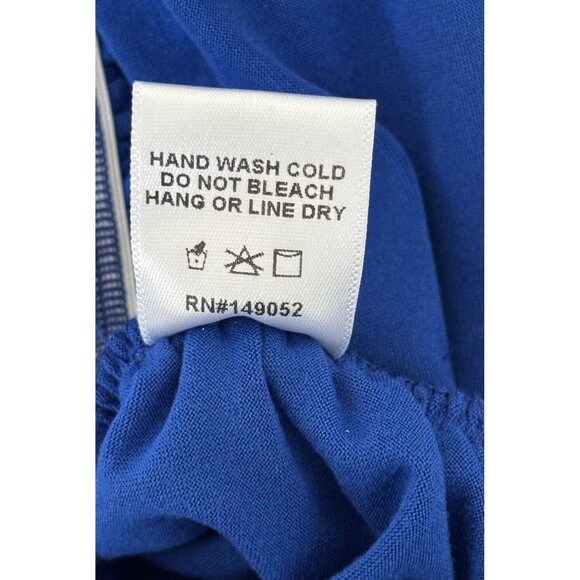 Skirt & Crop Top Set Large BodyCon Blue Ruched Y2K Glam Cyber Grunge Festival - Picture 6 of 15